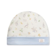 綠映比得嬰兒帽 (美麗諾羊毛布)