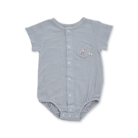 四季系列-彩色比得純棉紗布內衣兔裝