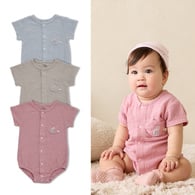 四季系列-彩色比得純棉紗布內衣兔裝