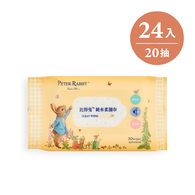 比得兔純水柔濕巾-20抽 24入