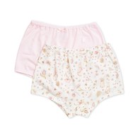 花仙子女童平口褲-2入 (銀離子抗菌內襠)