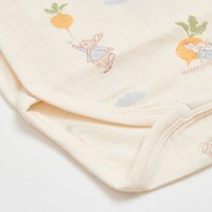 雲朵比得開襟包屁衣 (熱感極潤纖維布)