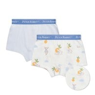 雲朵比得男童平口褲-2入 (鋅纖維布+銀離子抗菌內襠)