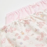 花徑小兔女童三角褲-2入 (鋅纖維布+銀離子抗菌內襠)