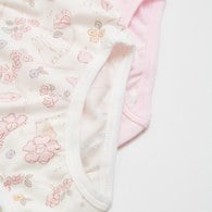 花徑小兔女童三角褲-2入 (鋅纖維布+銀離子抗菌內襠)