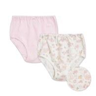 花徑小兔女童三角褲-2入 (鋅纖維布+銀離子抗菌內襠)