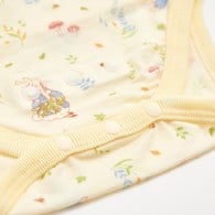 田園比得短袖兩段式調節開襟包屁衣 (水晶紗)