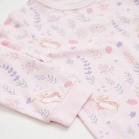 採花趣長袖側開包屁衣 (水晶紗)