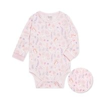 採花趣長袖側開包屁衣 (水晶紗)