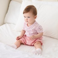 採花趣短褲 (竹節彈性布)