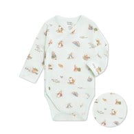 比得物語兩段式調節開襟包屁衣 (天絲洞感緹花布)