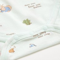 比得物語短袖側開包屁衣 (天絲洞感緹花布)