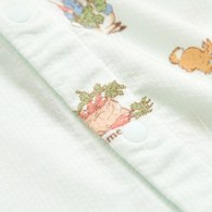 比得物語綠色短袖兔裝 (天絲洞感緹花布)