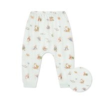 比得物語嬰兒長褲 (天絲洞感緹花布)