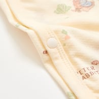 野餐比得開襟包屁衣 (天絲洞感緹花布)