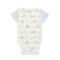 春日比得兩段式調節開襟包屁衣 (冰紗布)