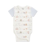 春日比得兩段式調節開襟包屁衣 (冰紗布)