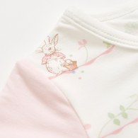 春日比得短袖前開包屁衣 (冰紗布)