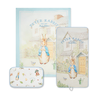 比得兔天絲空調被+冰絲蓆+冰絲枕