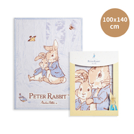 比得兔 幼兒輕量棉柔毛毯禮盒 100x140cm