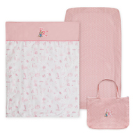 Joie kubbie sleep 嬰兒床+夢境比得兔床邊床三件式床組(含被子、床包、提袋)