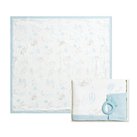 比得兔天絲泡泡紗雙面被安撫禮盒 100x100cm (被子+固齒器)