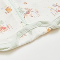 萌兔森林蝶型成長包巾 (美麗諾羊毛布)