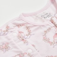 花漾兔蝶形成長包巾 (美麗諾羊毛布)