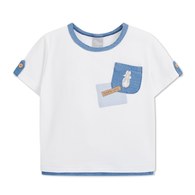 清新比得層次拼接口袋上衣 (吸濕排汗+抗UV)