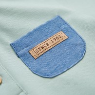 清新比得刺繡燙貼POLO衫