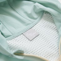 清新比得雙色拼接連帽外套