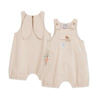 可愛比得造型長耳朵吊帶褲