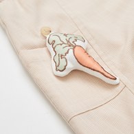 可愛比得造型長耳朵吊帶褲