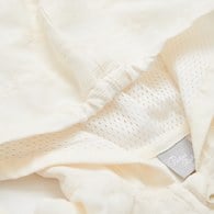 可愛比得鬆餅格字母刺繡連帽外套