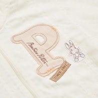 可愛比得鬆餅格字母刺繡連帽外套