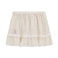 甜心比得紫碎花層次短裙