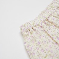 甜心比得紫碎花層次短裙