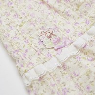 甜心比得紫碎花層次短裙