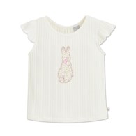 甜心比得後蝴蝶結荷葉邊袖背心