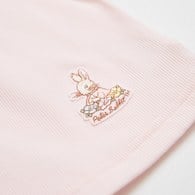 小香兔蕾絲滾邊立體花上衣