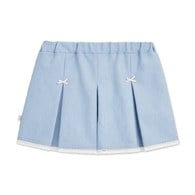 小香兔蕾絲滾邊百褶褲裙