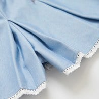 小香兔蕾絲滾邊百褶褲裙