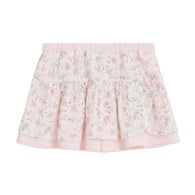 花語比得花瓣刺繡層次褲裙