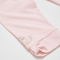 花語比得造型蝴蝶結抓皺七分褲 (吸濕排汗+抗UV)