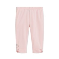 花語比得造型蝴蝶結抓皺七分褲 (吸濕排汗+抗UV)