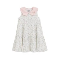 花語比得花瓣領刺繡洋裝