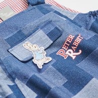 帥氣比得造型兔口袋吊帶褲