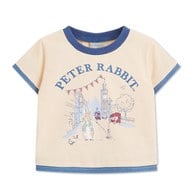 帥氣比得英倫插畫短袖T恤