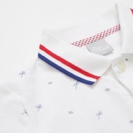 帥氣比得休閒風三色刺繡POLO衫 (吸濕排汗+抗UV)