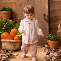 兔美美翻領長袖上衣
